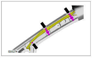 Audio Unit Antenna to Connector Cable - Vehicles With: Glass Roof Panel