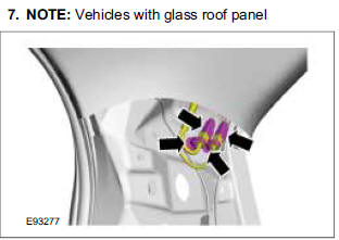 Audio Unit Antenna to Connector Cable - Vehicles With: Glass Roof Panel