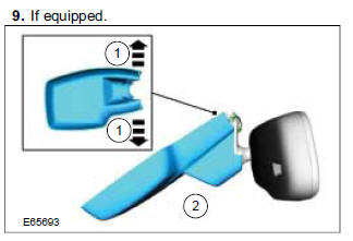 Audio Unit Antenna to Connector Cable - Vehicles With: Glass Roof Panel