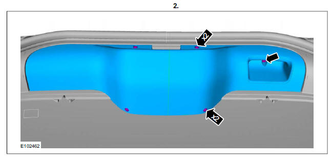 Liftgate Upper Trim Panel