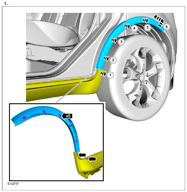 Rear Quarter Panel Moulding