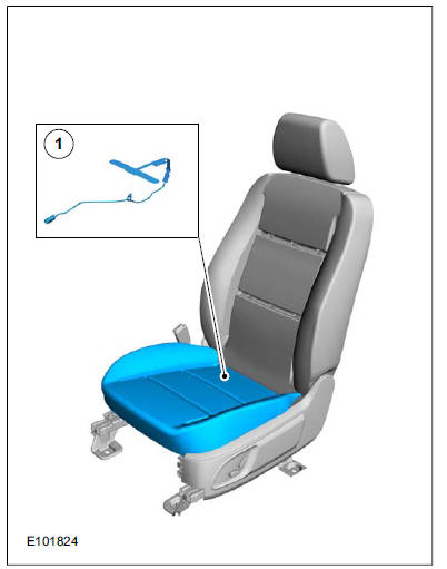 Seat occupancy sensor, passenger side