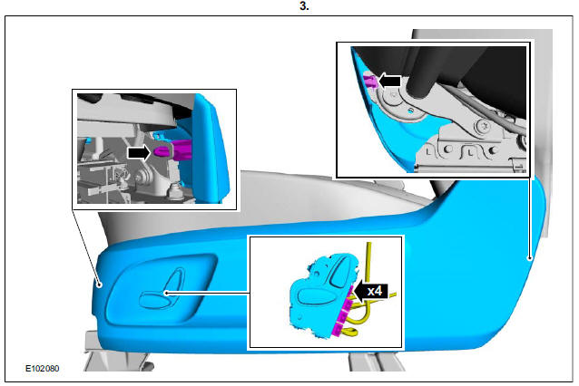 Front Seat Recliner Motor (33 785 0; 33 785 4)