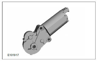 Backrest servo motor, forward/back