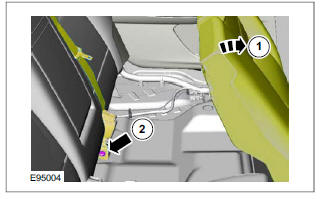 Rear Center Safety Belt Retractor