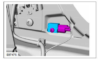 Crash sensor, left/right