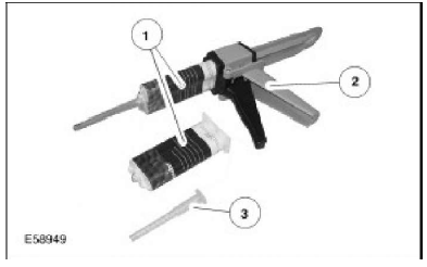 Plastic adhesive set