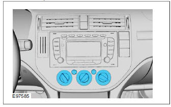 Control assembly, climate control - vehicles with manual temperature control