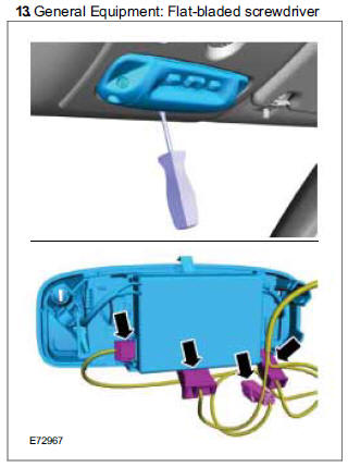 Audio Unit Antenna to Connector Cable - Vehicles With: Glass Roof Panel