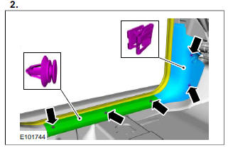 Front Scuff Plate Trim Panel